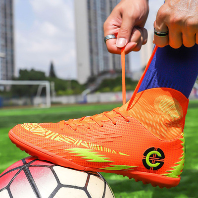 极速Outdoor Training Football Shoes Mens Trainers High Ankle