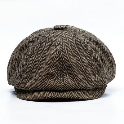 网红Unisex hats Winter Newsboy Caps for Men Women Warm flat