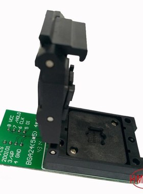 包邮BGA24测试座模块Winbond顶盒编程器25Q64芯片读出座中九户户