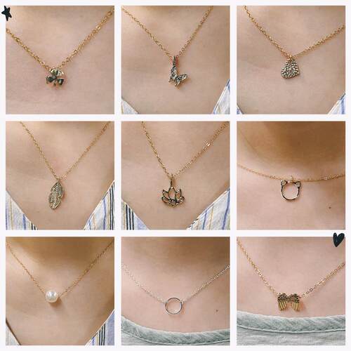 极速New ndy Alloy Cute Elegant Sun Love Star Leaves Clover U
