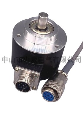 增量式光电旋转编码器/解码器实心轴10mm2500脉冲ISC5810 山崴