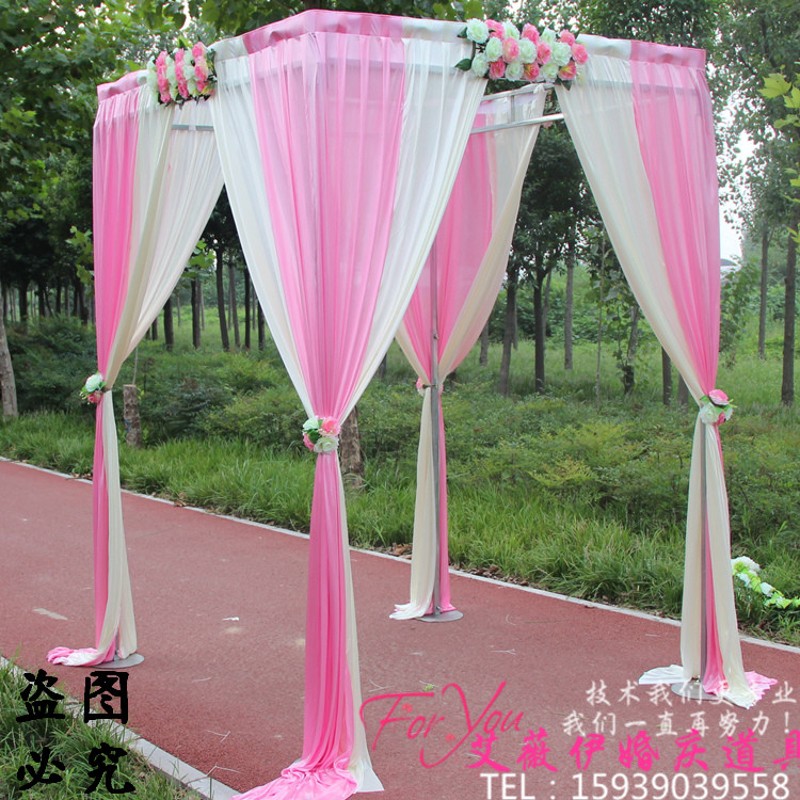 包邮新款幸福亭婚礼仪式亭 创意花亭 四角亭装饰 婚庆道具喜亭