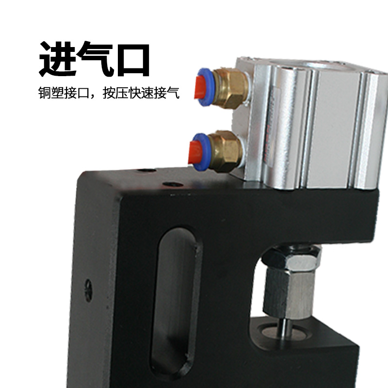 。速豹DK6气动圆孔塑胶袋打孔机制袋机打孔器 过料塑料袋三边封冲