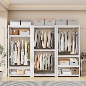 简易衣柜多层出租房用铁艺卧室