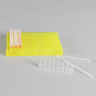 0.2ml八联排管平盖 0208 PCR8连管PCR八连管 200套 Biosharp