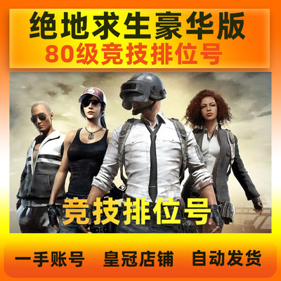 Steam绝地求生账号已过AI小号PUBG竞技皮肤排位账户豪华版吃鸡号