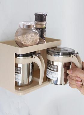振兴YH2012无痕挂墙不锈钢调味瓶套装2个装厨房调味盒调味罐调料
