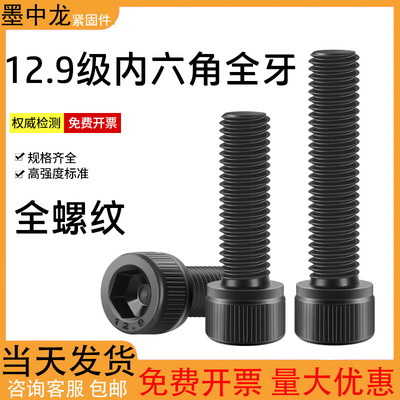 内六角螺栓全牙合金钢12.9级