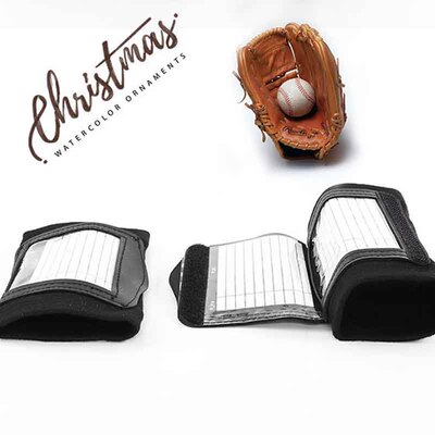 棒球战术板橄榄球战术护腕带