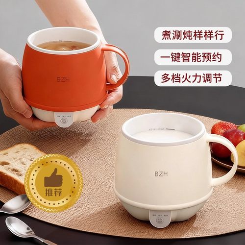 热卖爆款电热牛奶杯办公室小型一人养生杯家用多功能烧水杯早餐杯