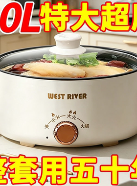 德国全自动一体炒菜电炒锅多功能料理锅蒸煎炒涮不粘电火锅电蒸锅