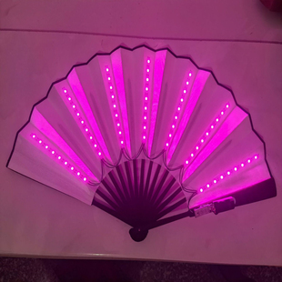 Fan Folding Show LED Night 速发Glow Lights Fluore Dancing