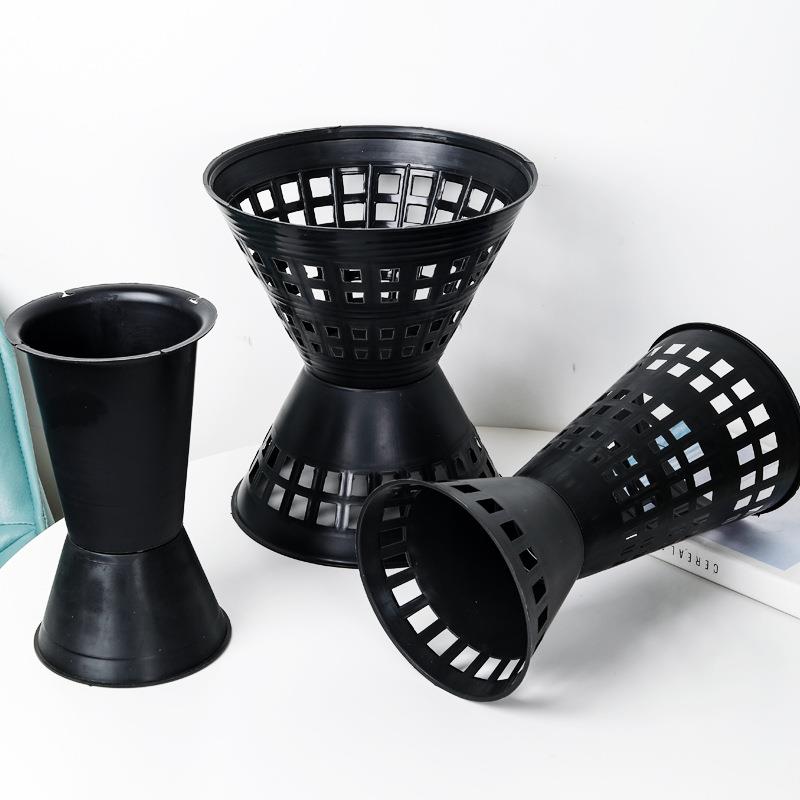 插花神器剑桶鲜花包装花束材料花店包花固定底座黑色镂空包花器