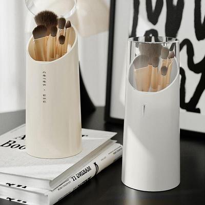 日式防尘化妆刷收纳筒带盖防水防潮化妆刷笔刷收纳盒化妆品整理盒