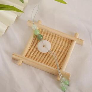 国潮风素雅中式旗袍压襟古风汉服复古胸针配饰莲花吊坠胸前挂饰