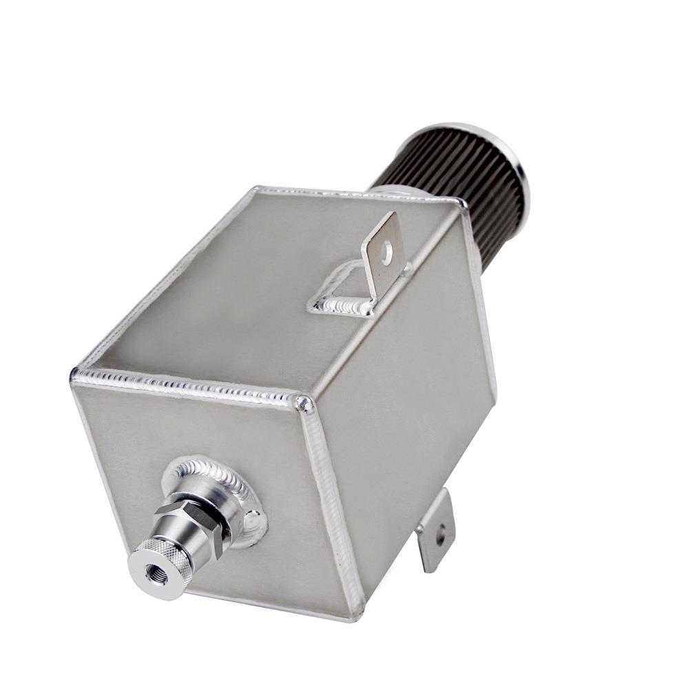 含税通用机油透气壶 赛车竞技废油壶 铝合金带空滤机油废气壶2L