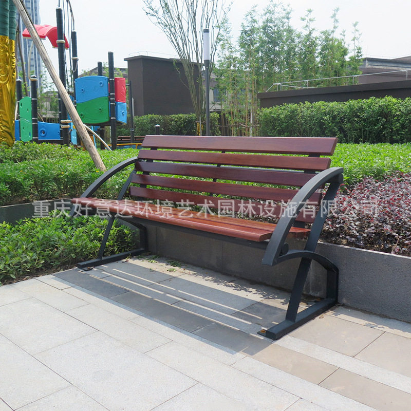 厂家加工定制户外公园椅 小区金属座椅 景区排椅广场街道休息长椅