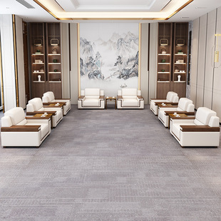 2026会议沙发贵宾接待办公室现代商务大会堂会客厅皮艺单人位沙发