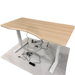 厂家直销MAG低噪音双腿双电机高度可调站立式 电脑桌办公桌