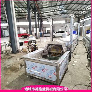 香蕉片油炸机 面食麻油大馓子油炸机 双排带定型馓子油炸线