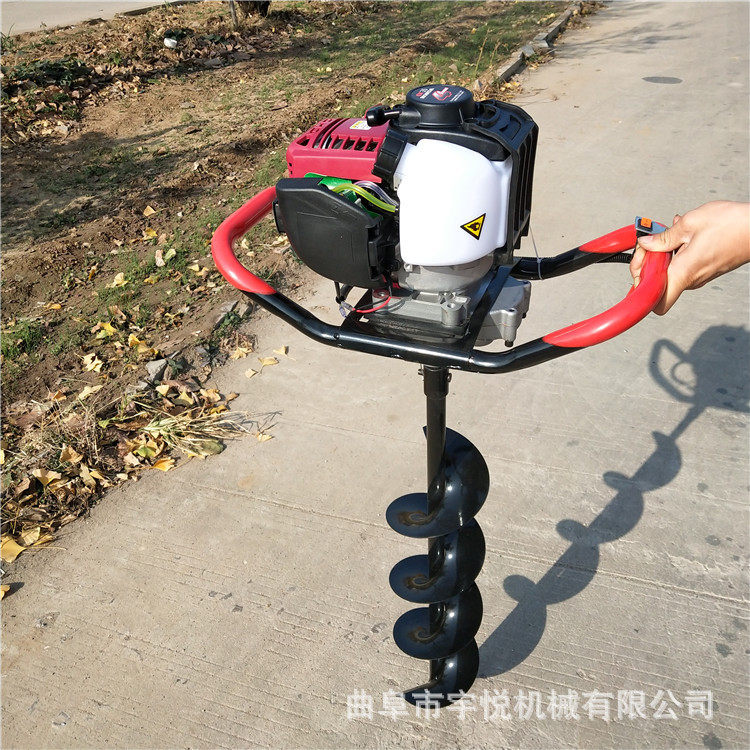 手提式挖坑机 汽油款栽树钻眼机 农用植树打洞机