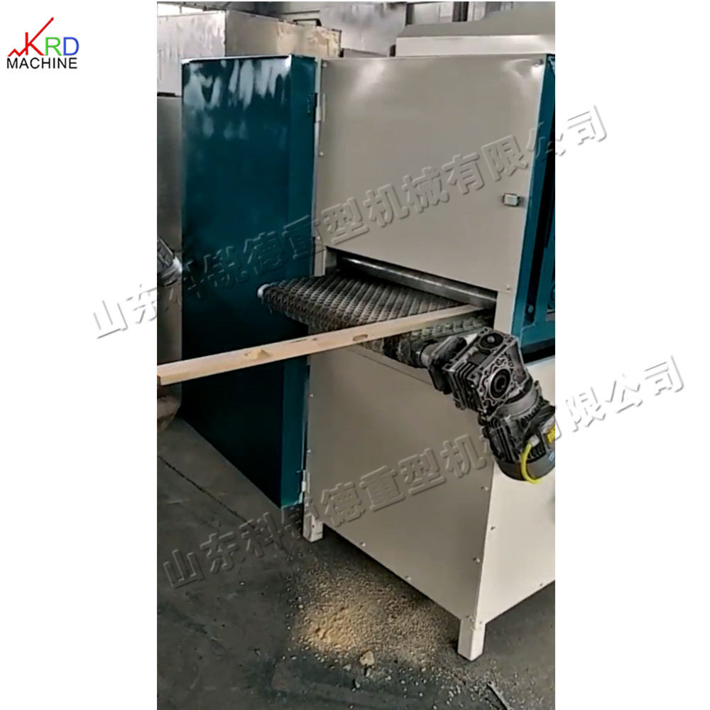 小型全自动金属板材砂光打磨机