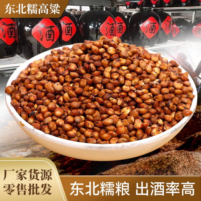 糯高粱东北酿酒酿醋红高粱散装喂鸽子饲料高粱米粮食批发酿酒专用