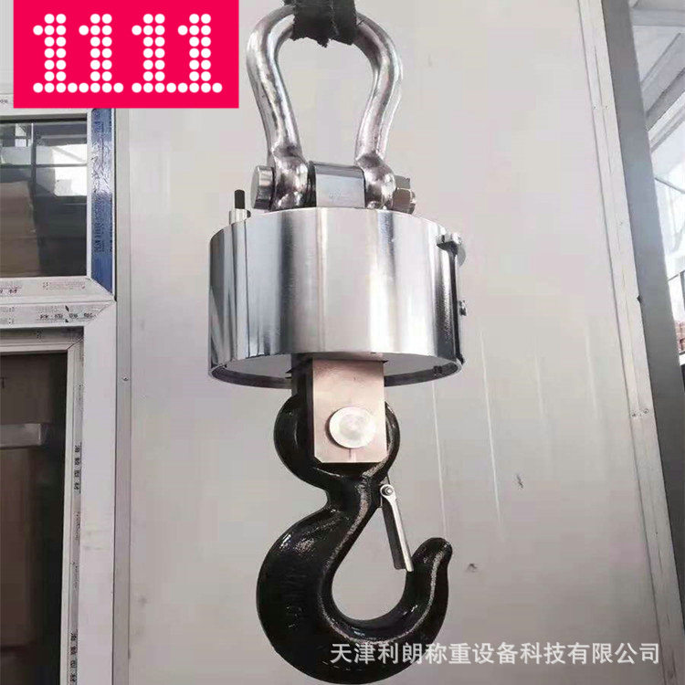 贵阳市OCS20T无线电子吊秤 二十吨塔吊秤 20t打印电子吊钩磅订购