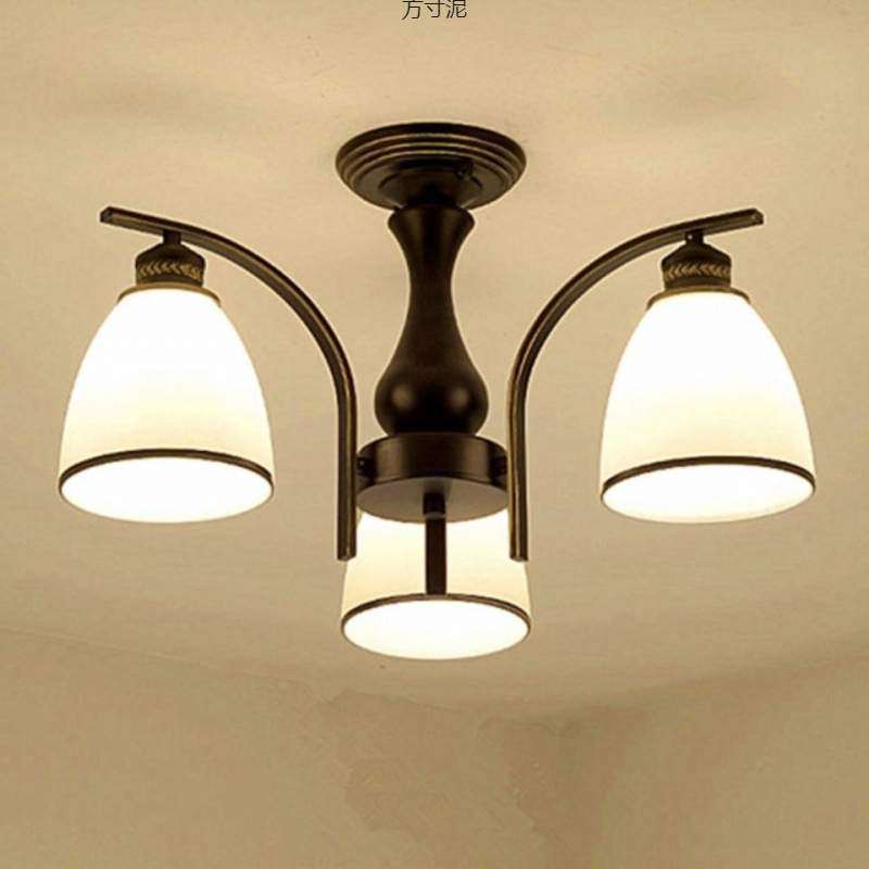 美式简约客厅吊灯家用主卧室吸顶房间水晶灯具餐厅led灯套餐厂,畜牧/养殖物资,畜牧/养殖器械,淘宝优惠券,粉丝福利购,淘宝优惠卷