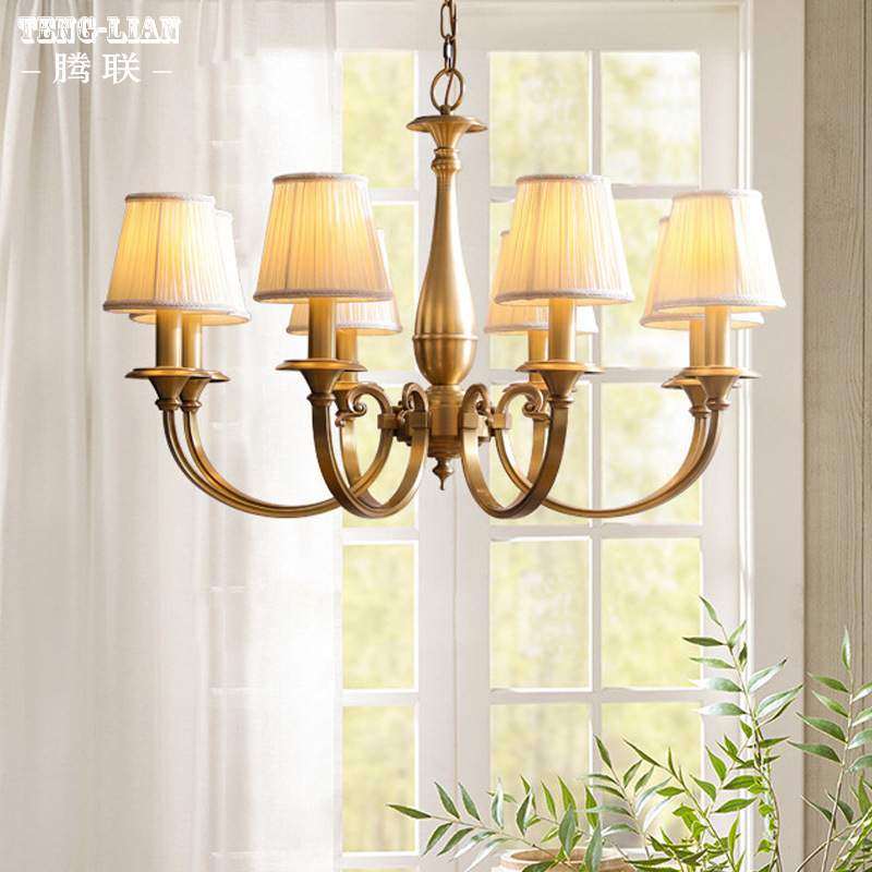 美式大厅全铜吊灯复古客厅餐厅卧室灯复式楼家用楼梯房间书房灯具,畜牧/养殖物资,畜牧/养殖器械,淘宝优惠券,粉丝福利购,淘宝优惠卷