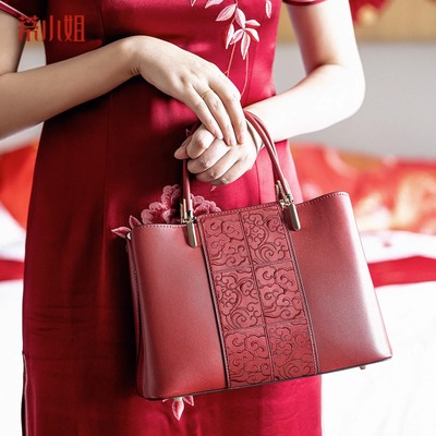 日本品质妈妈包结婚包包2025新款红色新娘包高级感中年喜婆婆婚礼