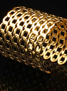 欧美新款春夏时尚性格新款金色手镯手镯风夜店超炫夸张手饰
