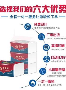 Advertising tissue printing business paper napkins jewelry