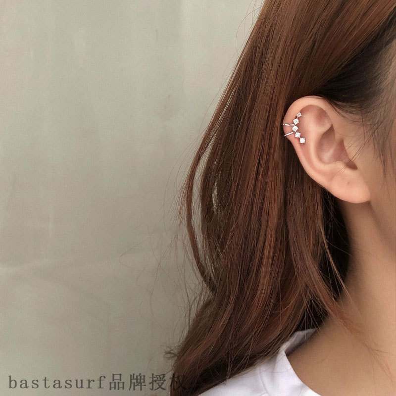Korean version irregular ear clip without ear hole high sen