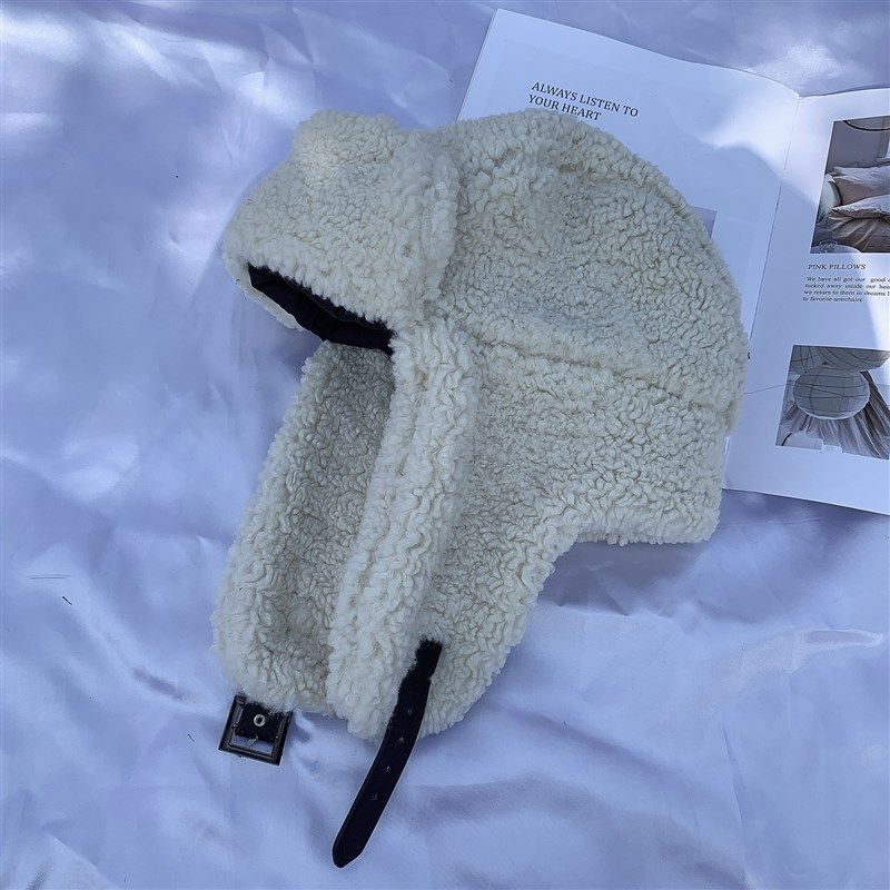 2021 New Fashion Women Bomber Hat Pilot Trooper Cap Mens Fau