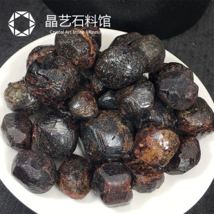 天然石榴石原石大颗粒原料矿物标本 石榴石碎石鱼缸花盆矿物晶体