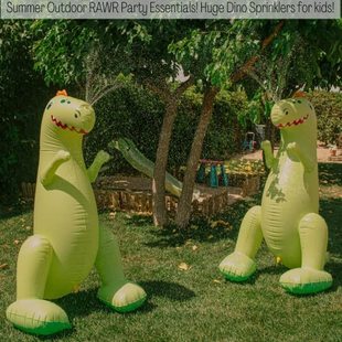 Joy Sprinkler 5.5ft Dinosaur Inflatable Giant Float