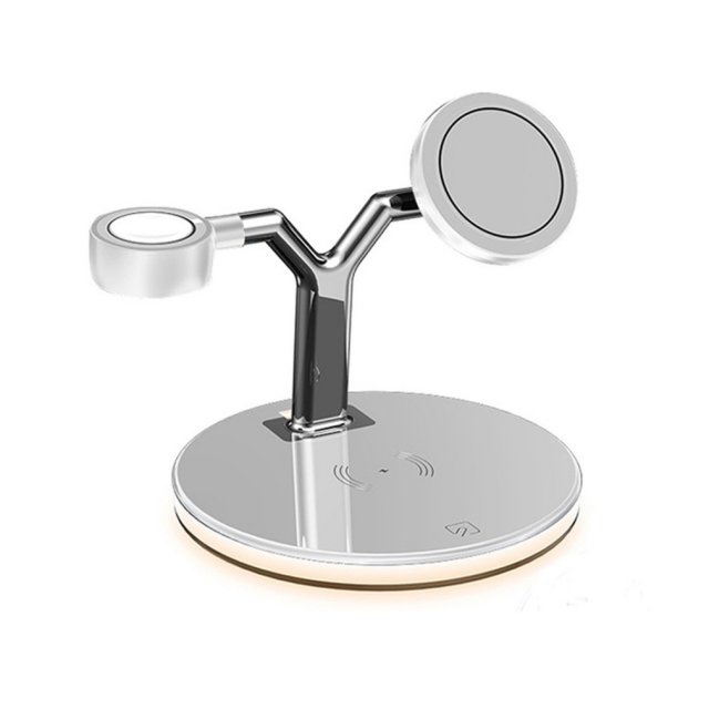 1 Piece 3 In 1 Magnetic Wireless Charger Stand Fast Charging