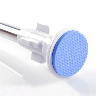 Telescopic Shower Curtain Rail Extendable Heavy Duty Steel P