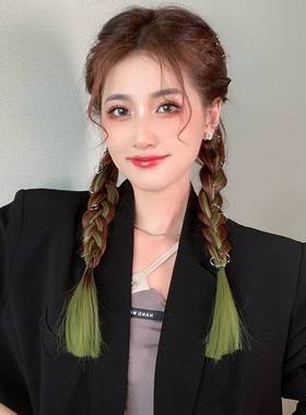 Hair accessories hanging ear dye foggy hair clip hairpiece h