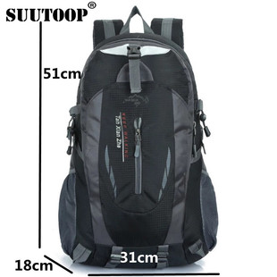 Mens Hiking Outdoor Nylon Backpack Travel Climbing Rucksack