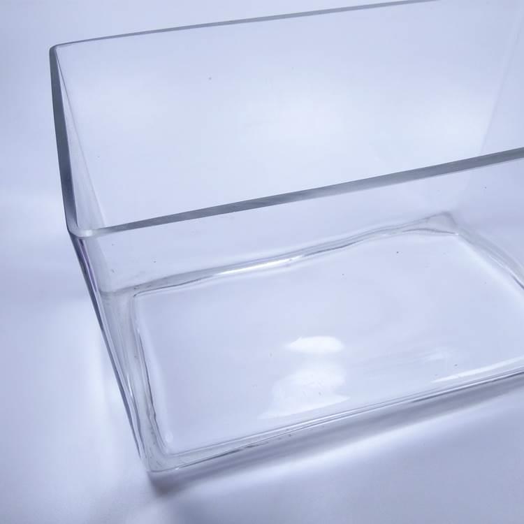 长方形桌面玻璃鱼缸一次成型无缝小型全身无粘接超白玻璃缸乌龟缸