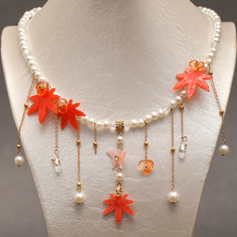 New Retro Autumn Maple Leaf Hairpins Clips Hair Sticks Forks