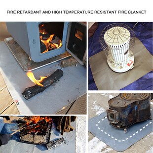 Camping Fireproof Cloth Flame Retardant Insulation Mat Blank