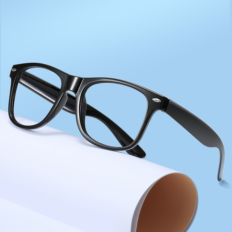 复古网红潮男女无镜片米钉框架眼镜方框糖果色韩版成人多色装饰镜