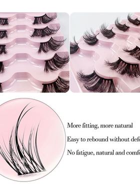 5 Pairs Half False Eyelashes Long Thick Fake Eye Lashes