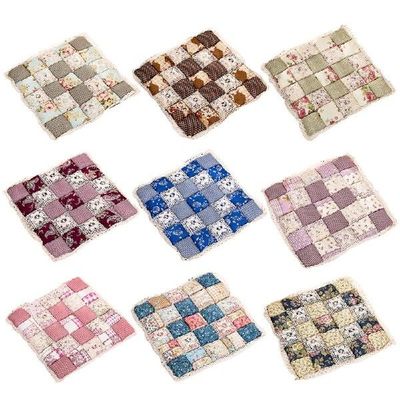 Candy Color Cushion Dining Chair Cushion Cloth Plain Simple