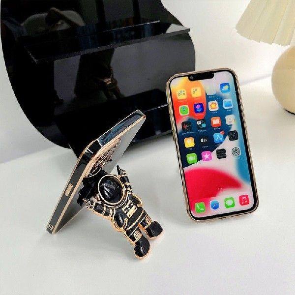 6D Plating Astronaut Folding Mobile Phone Stand Holder