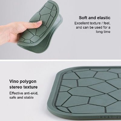 Table Mat Rubber Round Heats Resistant Anti-scalding