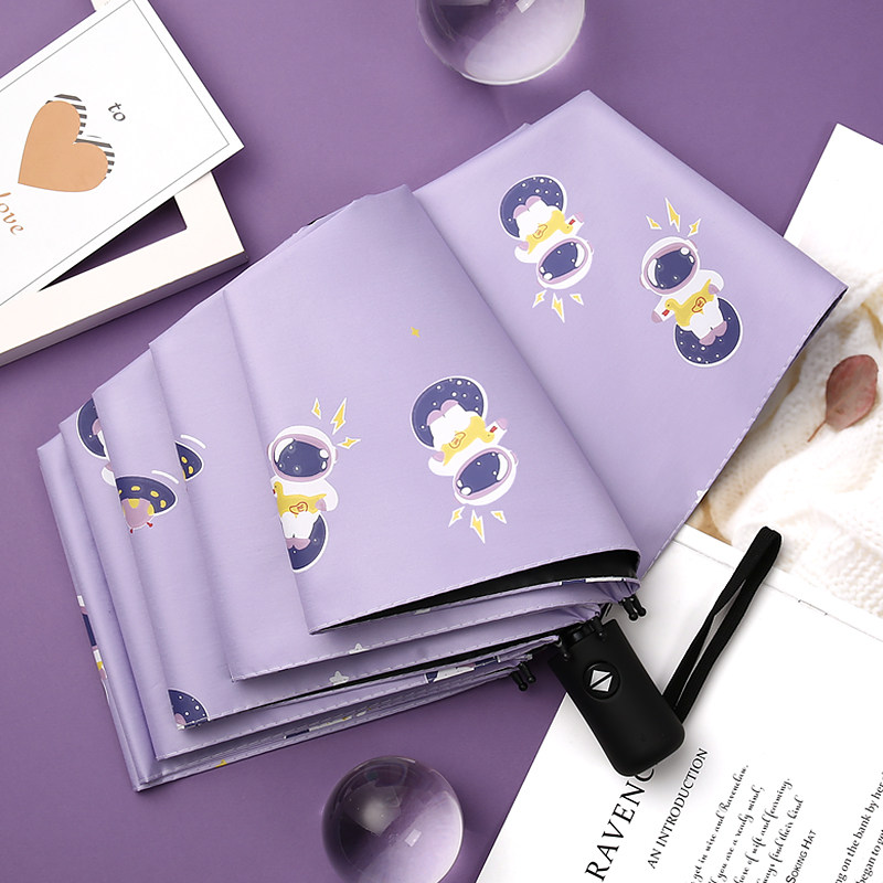 小学生全自动雨伞上学专用儿童男童小孩子朋友男孩可爱摺叠遮阳伞